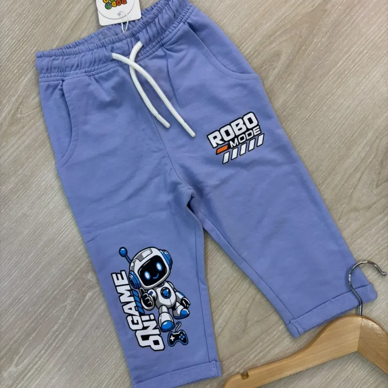 Boys' & Girls' Winter Terry Joggers with Giraffe Print — Wholesale Bangladesh