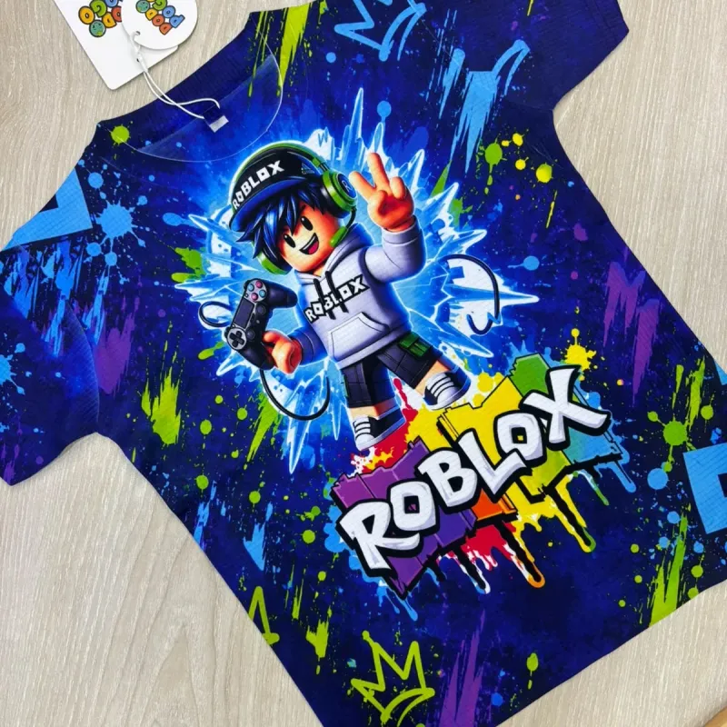 Boys' Premium All-Over Print Gaming T-Shirt (2–8 Years) — Wholesale Bangladesh