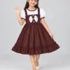 Girls' Premium Fancy Cotton Frock (8 Colours, 2–13 Years) — Wholesale Bangladesh