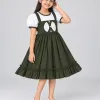 Girls' Premium Fancy Cotton Frock (8 Colours, 2–13 Years) — Wholesale Bangladesh