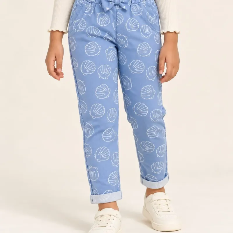 Girls' Soft French Terry Regular Pants (10+ Prints) — Wholesale Bangladesh