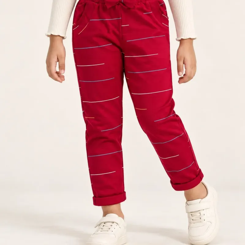 Girls' Soft French Terry Regular Pants (10+ Prints) — Wholesale Bangladesh