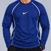 Men's Premium Long-Sleeve Honeycomb Knit Sports T-Shirt — Wholesale Bangladesh
