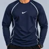 Men's Premium Long-Sleeve Honeycomb Knit Sports T-Shirt — Wholesale Bangladesh