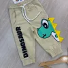 Boys' Premium French Terry Dino Joggers (12M-6Y, 8 Colours) — Wholesale Bangladesh