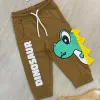 Boys' Premium French Terry Dino Joggers (12M-6Y, 8 Colours) — Wholesale Bangladesh