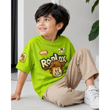 Boys Summer Special Collection Drop Shoulder T-Shirt Wholesale Bangladesh