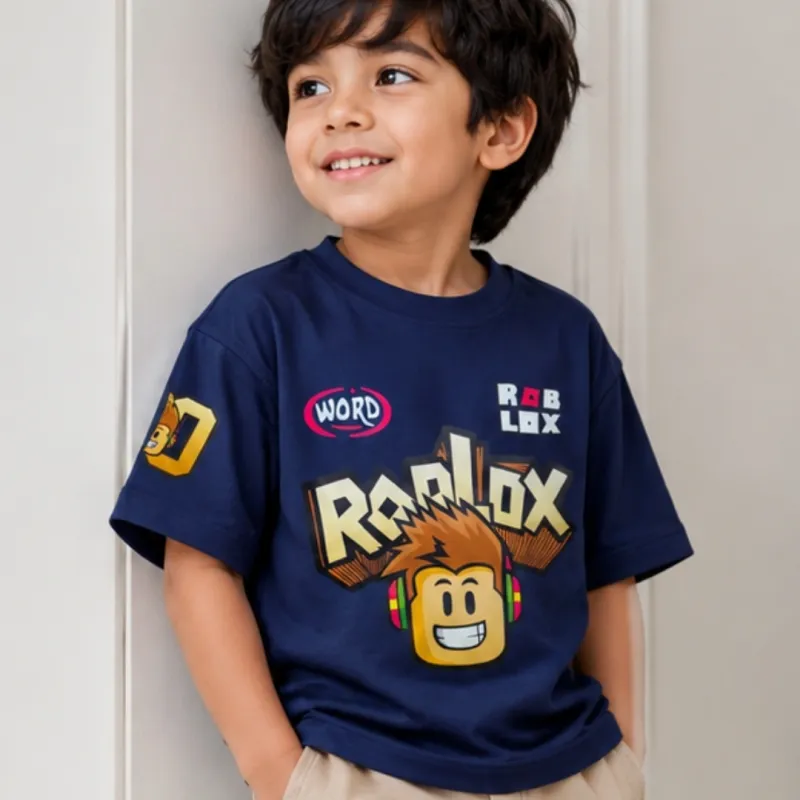Boys Summer Special Collection Drop Shoulder T-Shirt Wholesale Bangladesh