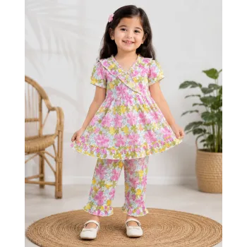 Summer Special Floral Co-ords Set for Girls Wholesale Bangladesh