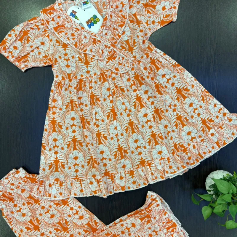 Summer Special Floral Co-ords Set for Girls Wholesale Bangladesh Summer Special Floral Co-ords Set for Girls Wholesale Bangladesh