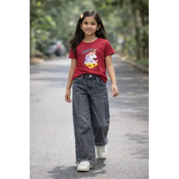 Girls Summer Special Premium Denim Palazzo Wholesale Bangladesh