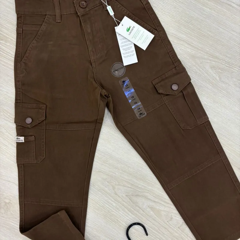 Lacoste Boys Export Quality 8 Pocket Cargo Pants Wholesale Bangladesh