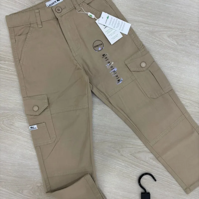 Lacoste Boys Export Quality 8 Pocket Cargo Pants Wholesale Bangladesh