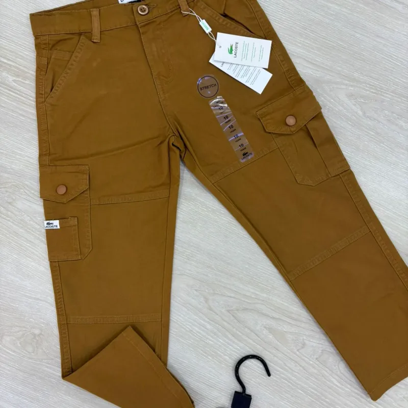Lacoste Boys Export Quality 8 Pocket Cargo Pants Wholesale Bangladesh
