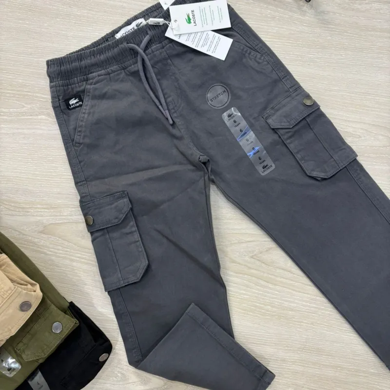 Lacoste Boys Export Quality 8 Pocket Cargo Pants Wholesale Bangladesh