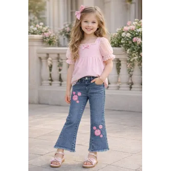 OVS Girls Bootcut Denim Jeans Summer Collection Wholesale Bangladesh