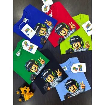 Roblox Boys Summer Special Drop Shoulder T-Shirt Wholesale Bangladesh
