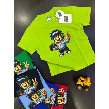 Roblox Boys Summer Special Drop Shoulder T-Shirt Wholesale Bangladesh