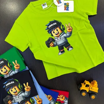 Roblox Boys Summer Special Drop Shoulder T-Shirt Wholesale Bangladesh Roblox Boys Summer Special Drop Shoulder T-Shirt Wholesale Bangladesh