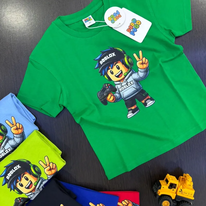 Roblox Boys Summer Special Drop Shoulder T-Shirt Wholesale Bangladesh