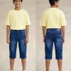 Lacoste Boys Three-Quarter Denim Cargo Pants Wholesale Bangladesh