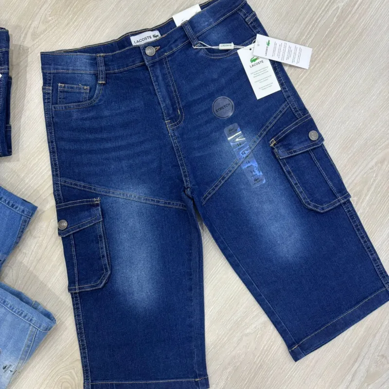 Lacoste Boys Three-Quarter Denim Cargo Pants Wholesale Bangladesh