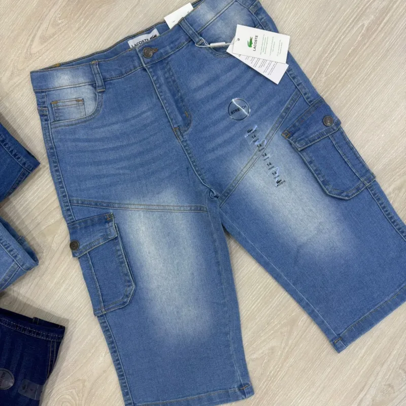 Lacoste Boys Three-Quarter Denim Cargo Pants Wholesale Bangladesh