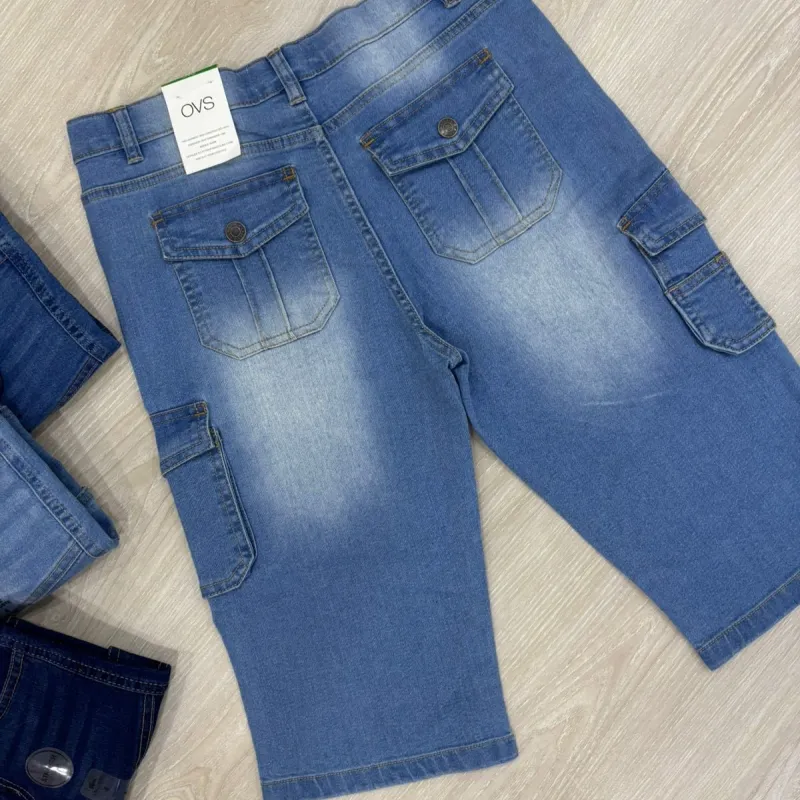 Lacoste Boys Three-Quarter Denim Cargo Pants Wholesale Bangladesh