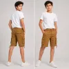 Lacoste Adult Boys Three-Quarter Twill Cargo Pants Wholesale Bangladesh