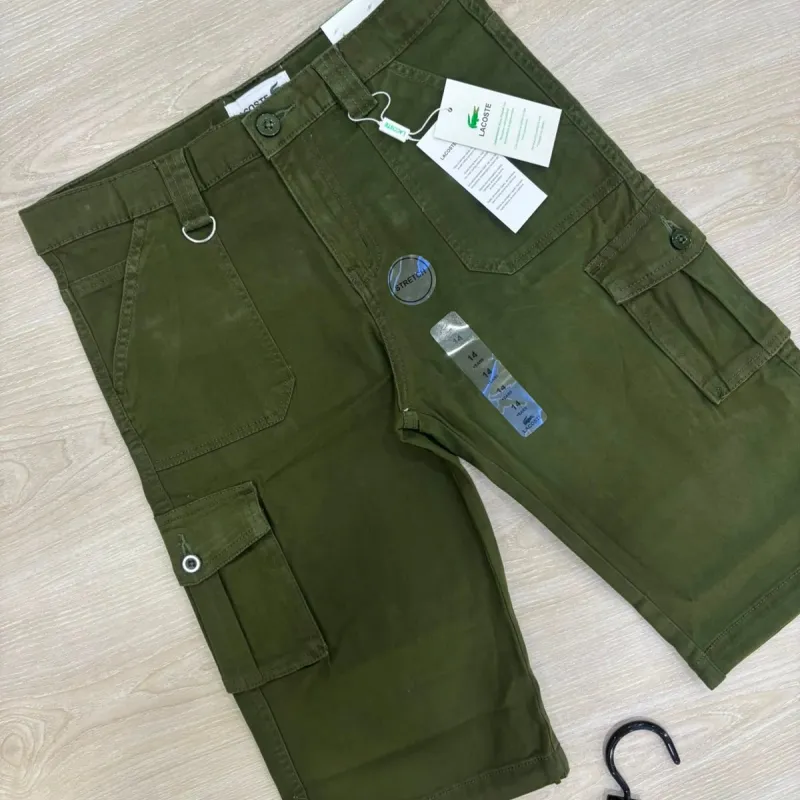 Lacoste Adult Boys Three-Quarter Twill Cargo Pants Wholesale Bangladesh