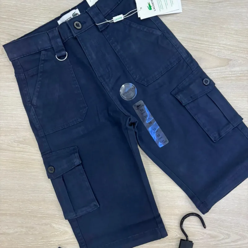 Lacoste Adult Boys Three-Quarter Twill Cargo Pants Wholesale Bangladesh