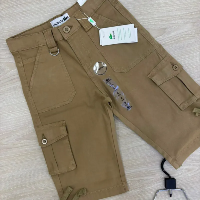 Lacoste Adult Boys Three-Quarter Twill Cargo Pants Wholesale Bangladesh