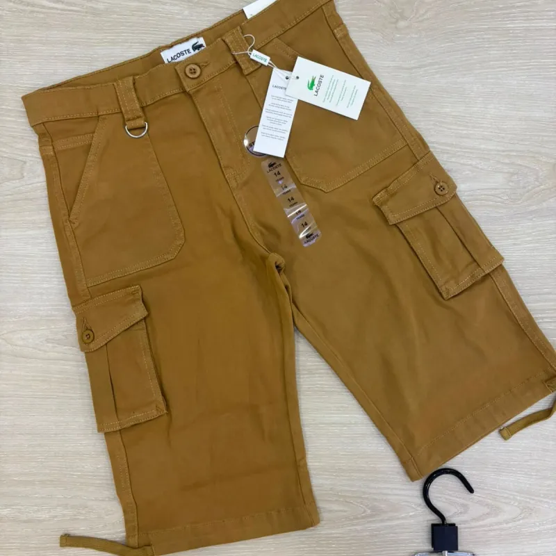 Lacoste Adult Boys Three-Quarter Twill Cargo Pants Wholesale Bangladesh