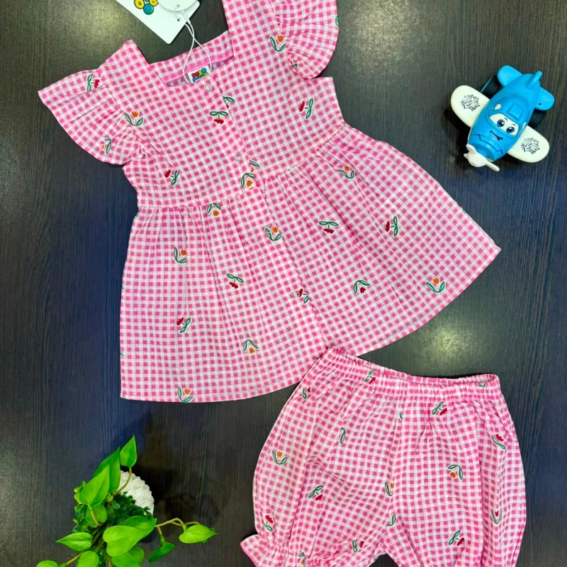 Toddler Girls Floral Summer Set Wholesale Bangladesh Toddler Girls Floral Summer Set Wholesale Bangladesh