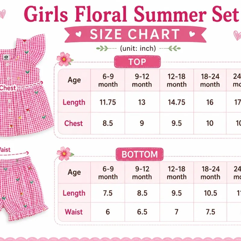 Toddler Girls Floral Summer Set Wholesale Bangladesh Toddler Girls Floral Summer Set Wholesale Bangladesh