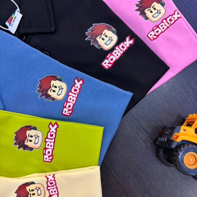 Pogo Roblox Boys Premium Polo T-Shirt Wholesale Bangladesh Pogo Roblox Boys Premium Polo T-Shirt Wholesale Bangladesh