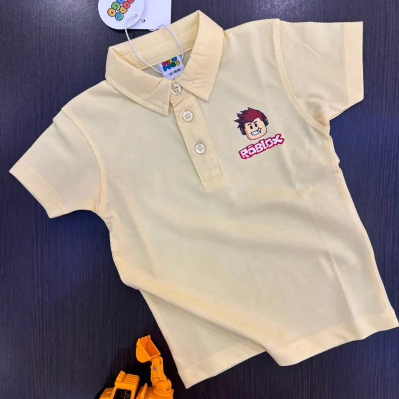 Pogo Roblox Boys Premium Polo T-Shirt Wholesale Bangladesh Pogo Roblox Boys Premium Polo T-Shirt Wholesale Bangladesh