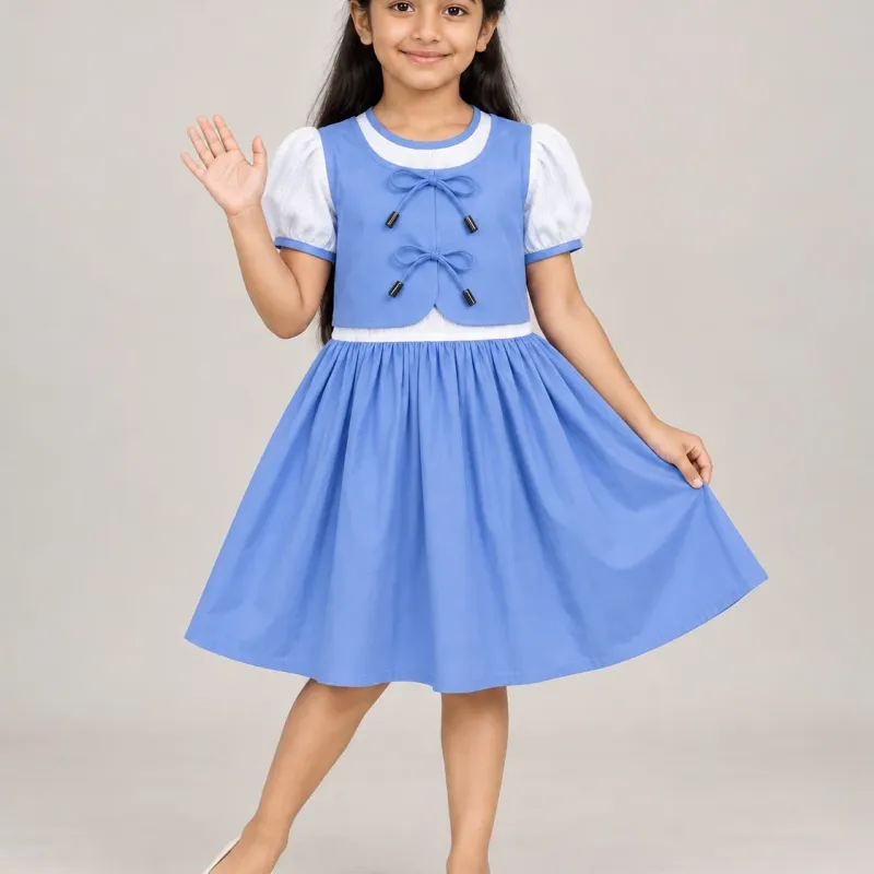 Girls’ Fancy Cotton Frock Wholesale Bangladesh