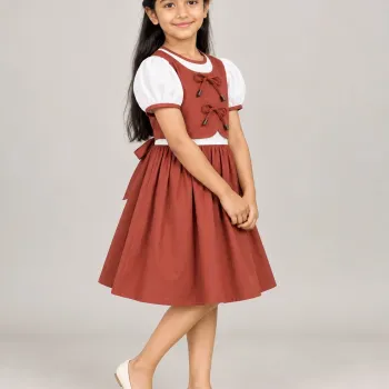 Girls’ Fancy Cotton Frock Wholesale Bangladesh