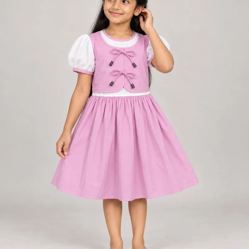 Girls’ Fancy Cotton Frock Wholesale Bangladesh