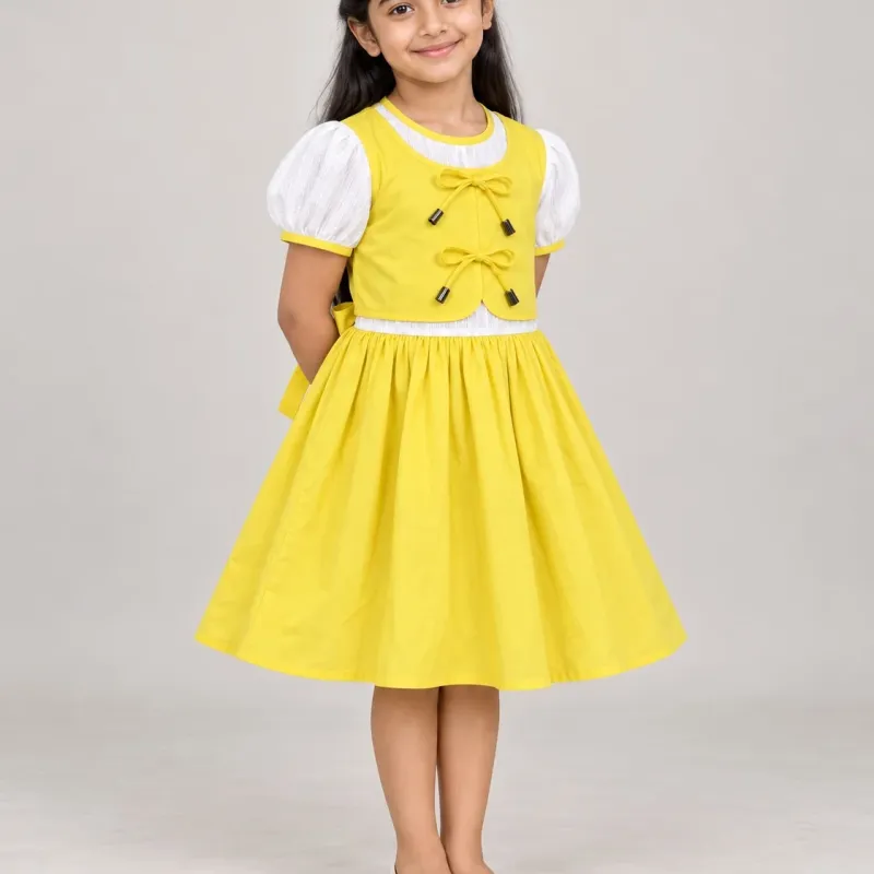 Girls’ Fancy Cotton Frock Wholesale Bangladesh