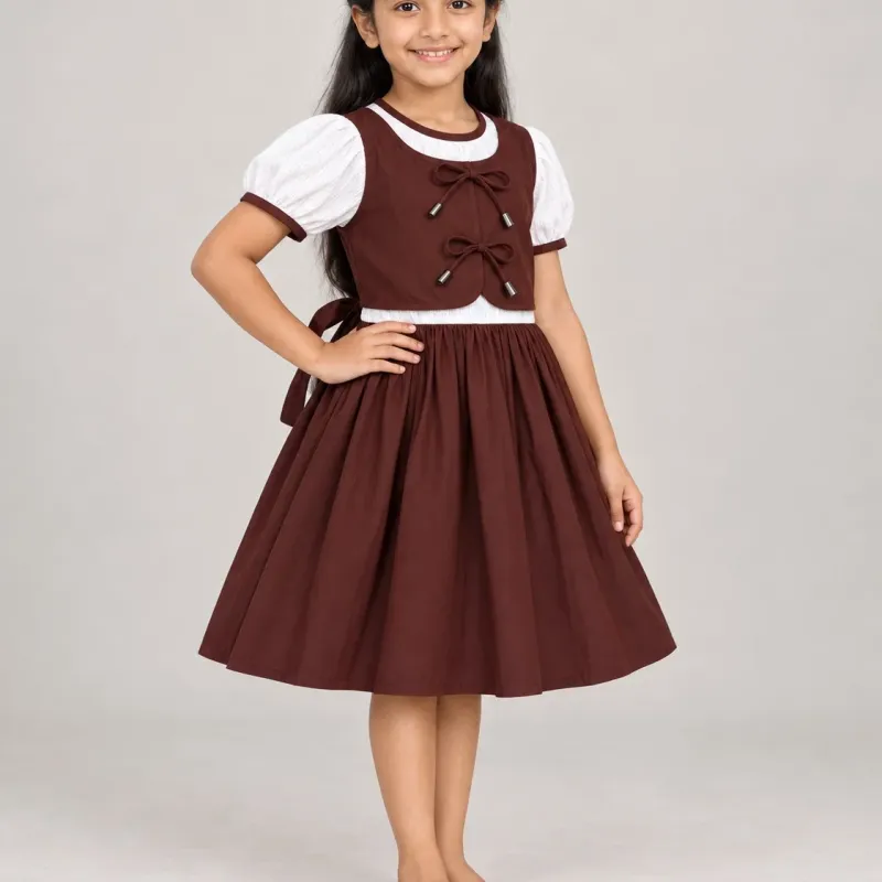 Girls’ Fancy Cotton Frock Wholesale Bangladesh