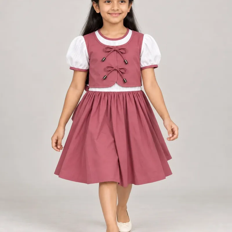 Girls’ Fancy Cotton Frock Wholesale Bangladesh