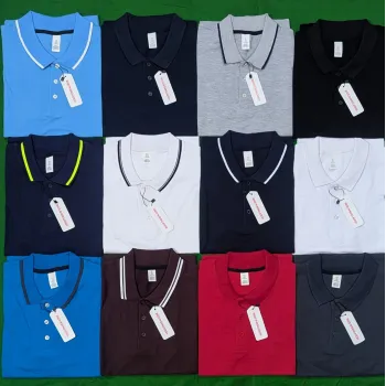 Men's Basic Mid Grade Tipped Collar Polo Shirt Wholesale – Everywear Bangladesh Ltd