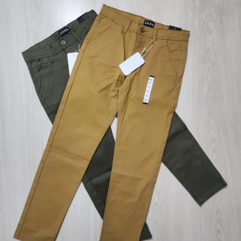 Zara Adult Boys Twill Chino Pant Wholesale Bangladesh