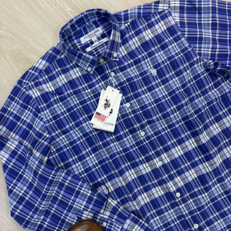 Men's Premium Value-Tier Cotton Check Shirt (11 Colours) — Wholesale Bangladesh