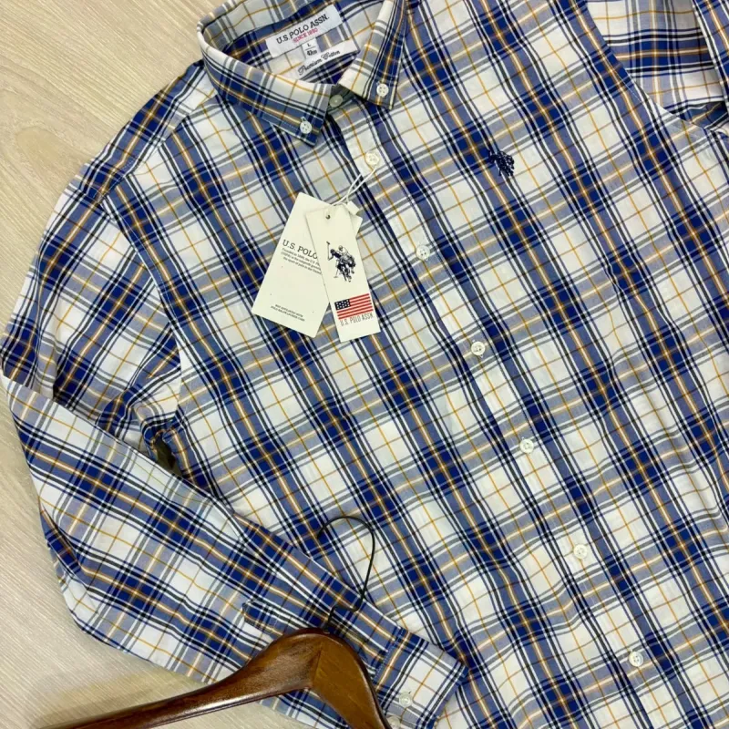 Men's Premium Value-Tier Cotton Check Shirt (11 Colours) — Wholesale Bangladesh