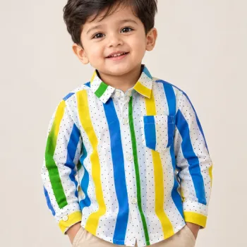 Boys' Premium Winter Cotton Shirt (9 All-Over Prints, 6–36 Months) — Wholesale Bangladesh