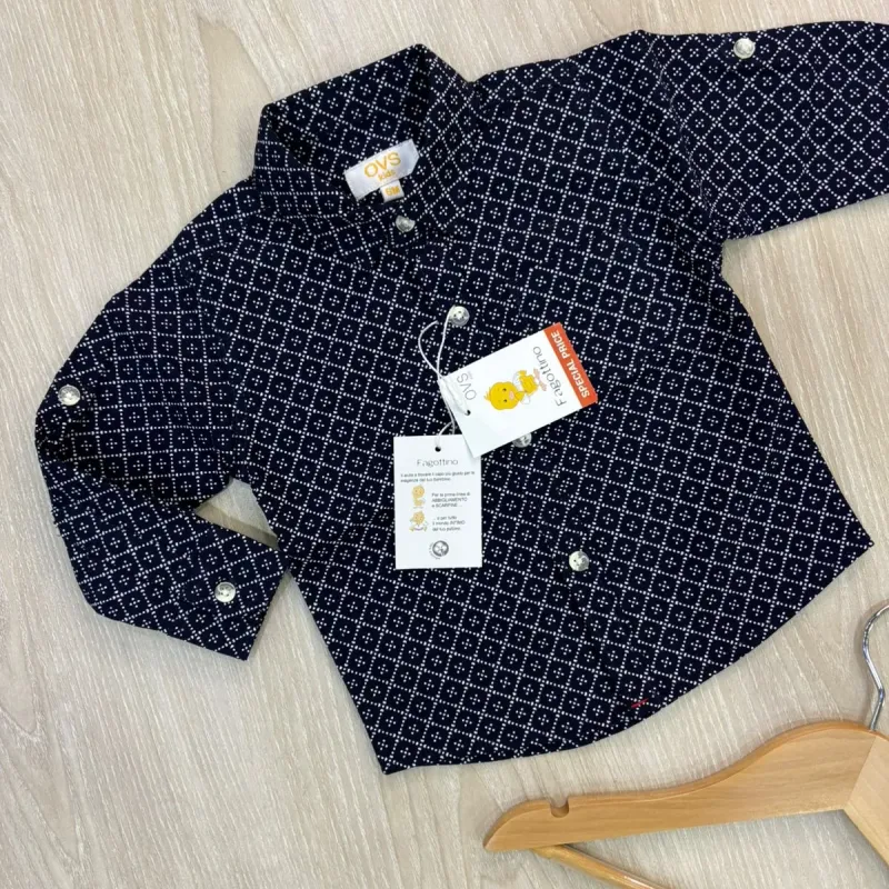 Boys' Premium Winter Cotton Shirt (9 All-Over Prints, 6–36 Months) — Wholesale Bangladesh