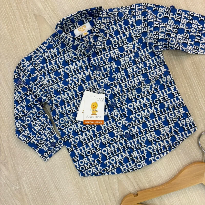 Boys' Premium Winter Cotton Shirt (9 All-Over Prints, 6–36 Months) — Wholesale Bangladesh